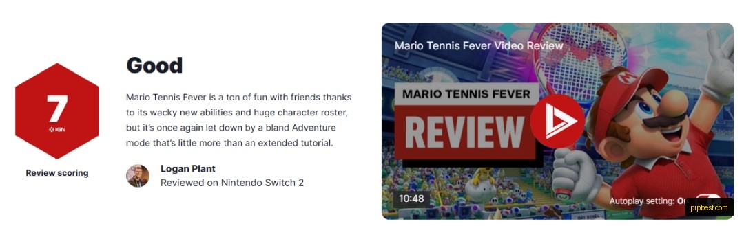 《马里奥网球：狂热》IGN7分：多人乐趣十足 单人冒险不行！-金点网络 - 游戏资讯|技术教程|资源分享平台